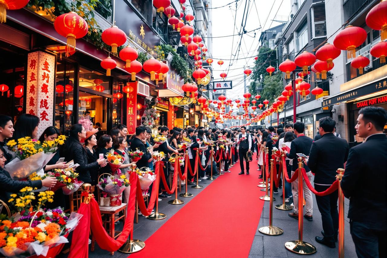 现场直击：某明星火锅店开业现场，粉丝凌晨三点开始排队 - 51视频吃瓜官网